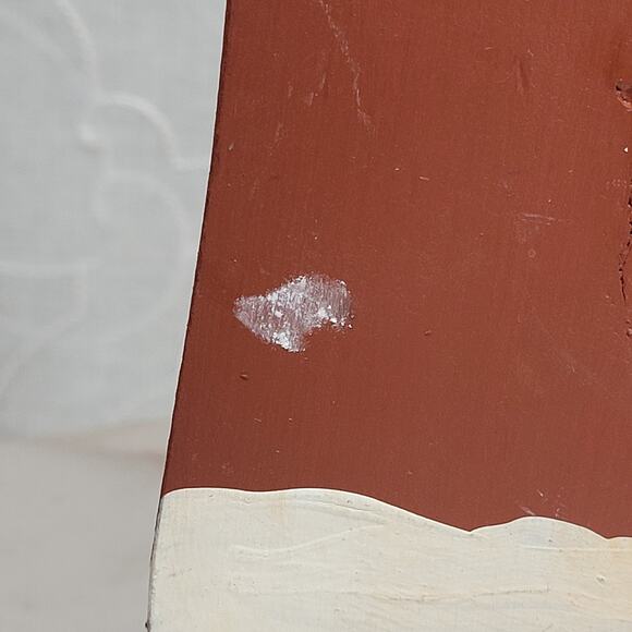 VINTAGE Wooden Carved Santa Claus Figure‎ 10" Handpainted Christmas Folk Art - Picture 11 of 12